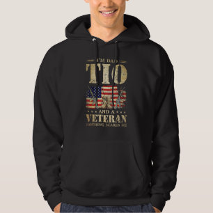 Amerikaanse vlagveteranen Dag Ik ben vader Tio en Hoodie