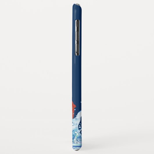 Amerikaanse vlagvis springt uit water Case-Mate iPhone case (Achterkant/links)