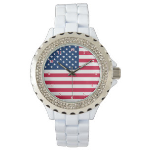 Amerikaanse vlagwacht horloge