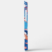 Amerikaanse Vlam Case-Mate iPhone Case (Achterkant / Links)