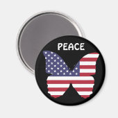 amerikaanse vlinder magnet magneet (Voorkant / Achterkant)