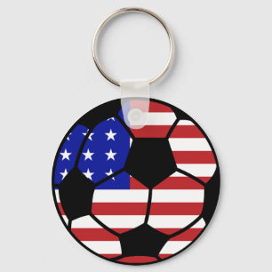 Amerikaanse voetbal Amerikaanse vlag Sleutelhanger