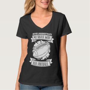 Amerikaanse Voetbal Humor Speler Voetballer Voetba T-shirt