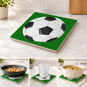 Amerikaanse voetbal of voetbalbal tegeltje