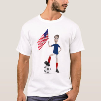 Amerikaanse voetbal t-shirt