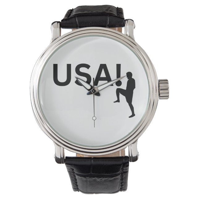 Amerikaanse voetballer horloge (Voorkant)