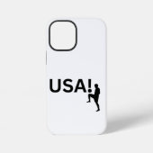 Amerikaanse voetballer iPhone hoesje (Achterkant)