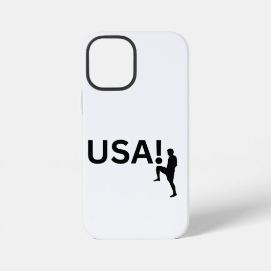 Amerikaanse voetballer iPhone hoesje (Achterkant)