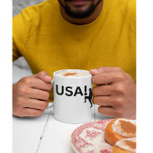 Amerikaanse voetballer koffiemok