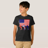 Amerikaanse voetenspelers t-shirt (Voorkant volledig)