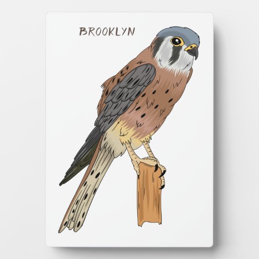 Amerikaanse vogelafbeelding fotoplaat (voorkant)