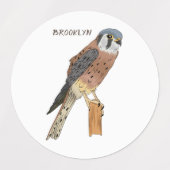 Amerikaanse vogelafbeelding labels (Design 2)