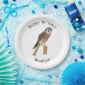 Amerikaanse vogelafbeelding papieren bordje (Feest)