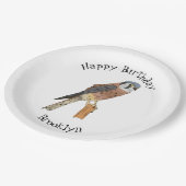 Amerikaanse vogelafbeelding papieren bordje (Gekanteld)