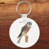Amerikaanse vogelafbeelding sleutelhanger (Voorkant)