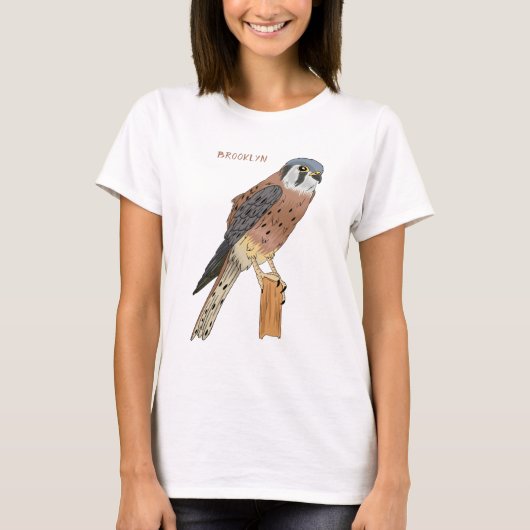 Amerikaanse vogelafbeelding t-shirt (Voorkant)