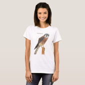 Amerikaanse vogelafbeelding t-shirt (Voorkant volledig)