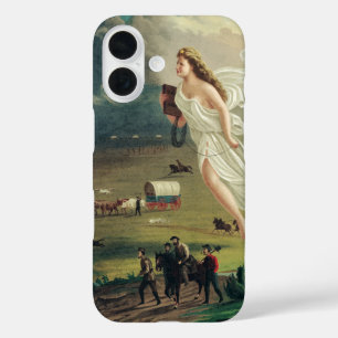 Amerikaanse vooruitgang door John Gast iPhone 16 Hoesje