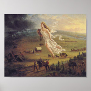 Amerikaanse vooruitgang poster