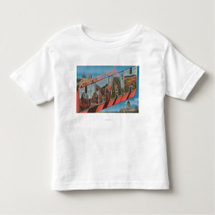 Amerikaanse vork, Utah - grote letterscènes Kinder Shirts