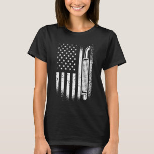 Amerikaanse vrachtwagenchauffeur t-shirt