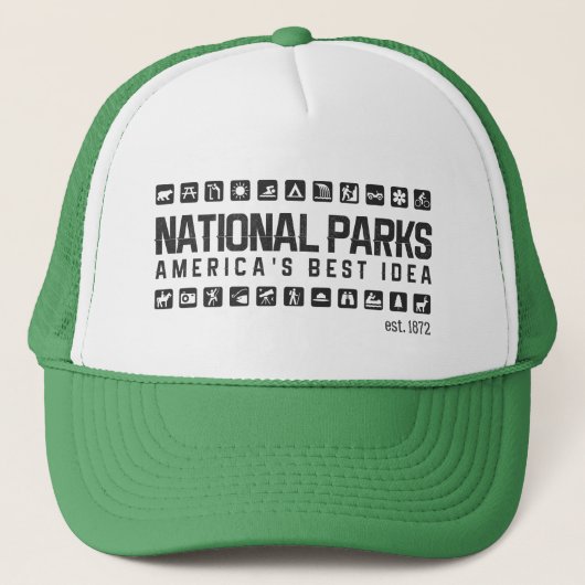 Amerikaanse vrachtwagenchauffeur trucker pet (Voorkant)