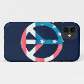 Amerikaanse vredes-gebaar Case-Mate iPhone case (Achterkant (horizontaal))