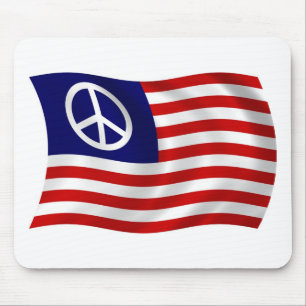 Amerikaanse Vredesteken Vlag Muismat