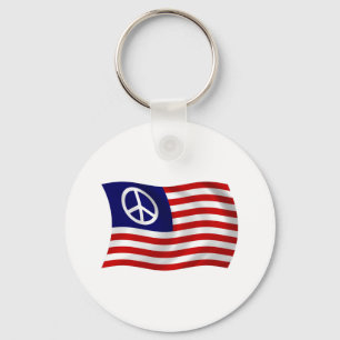 Amerikaanse Vredesteken Vlag Sleutelhanger