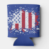 Amerikaanse vredesvlag 1776 Amerikaanse staat Nati Blikjeskoeler (Achterkant)