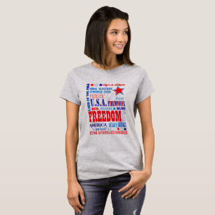 Amerikaanse vrijheid t-shirt