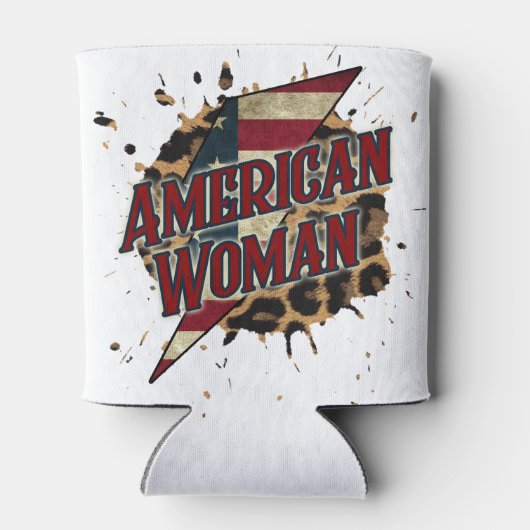 Amerikaanse vrouw blikjeskoeler (Achterkant)