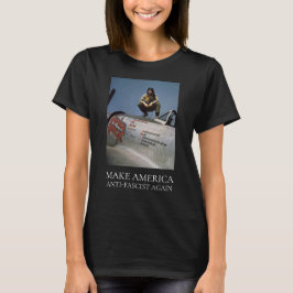 Amerikaanse vrouwelijke WWII-piloot MAAFA T-shirt