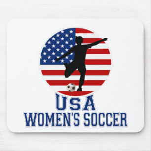 Amerikaanse vrouwenvoetbal muismat