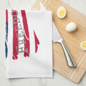 Amerikaanse waarden theedoek (Quarter Fold)