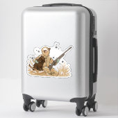 Amerikaanse Water Spaniel Auto Sticker (Koffer)