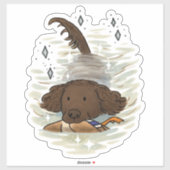 Amerikaanse Water Spaniel Auto Sticker (Vel)