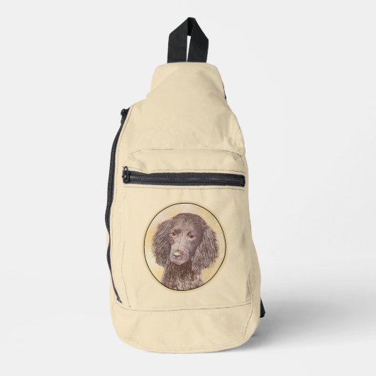 Amerikaanse Water Spaniel Schilderen Originele Hon Sling Bag (Voorkant)