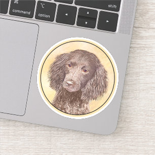 Amerikaanse waterspaniel schilderen - Oorspronkeli Sticker