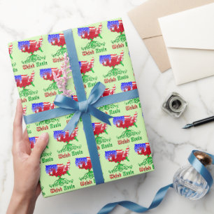 Amerikaanse Welsh Roots Cadeaupapier