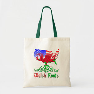 Amerikaanse Welsh Roots Canvas tas