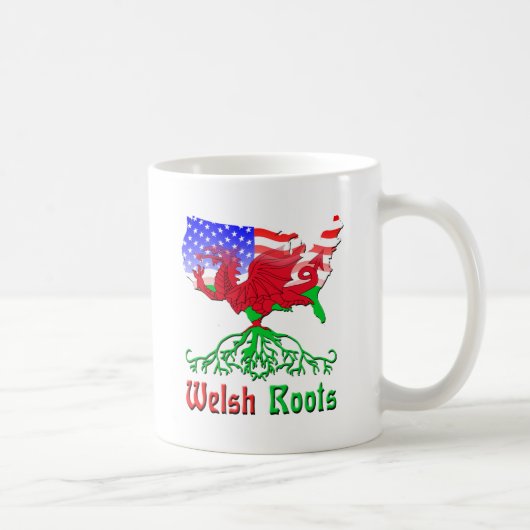 Amerikaanse Welsh Roots Koffiemok (Rechts)