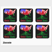 Amerikaanse Welsh Roots Stickers (Vel)