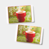 amerikaanse wenskaarten badge (Voor- en achterkant)