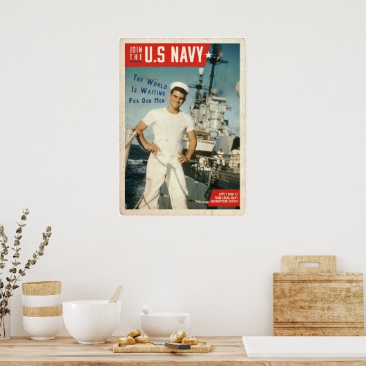 -Amerikaanse werving Poster (Keuken)