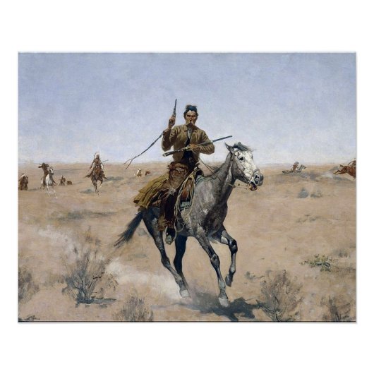 Amerikaanse Westerne cowboy Perfect Poster (Voorkant)