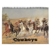 -Amerikaanse westjongens, Westerne Kunst Kalender (Hoes)