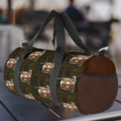 Amerikaanse Wigeon Duck op vijver patroon Plunjezak