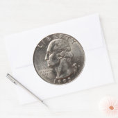 Amerikaanse wijk 1995 ronde sticker (Envelop)