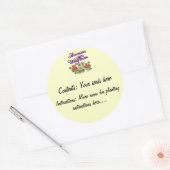 Amerikaanse Wildflower Custom Seed Packet Stickers (Envelop)